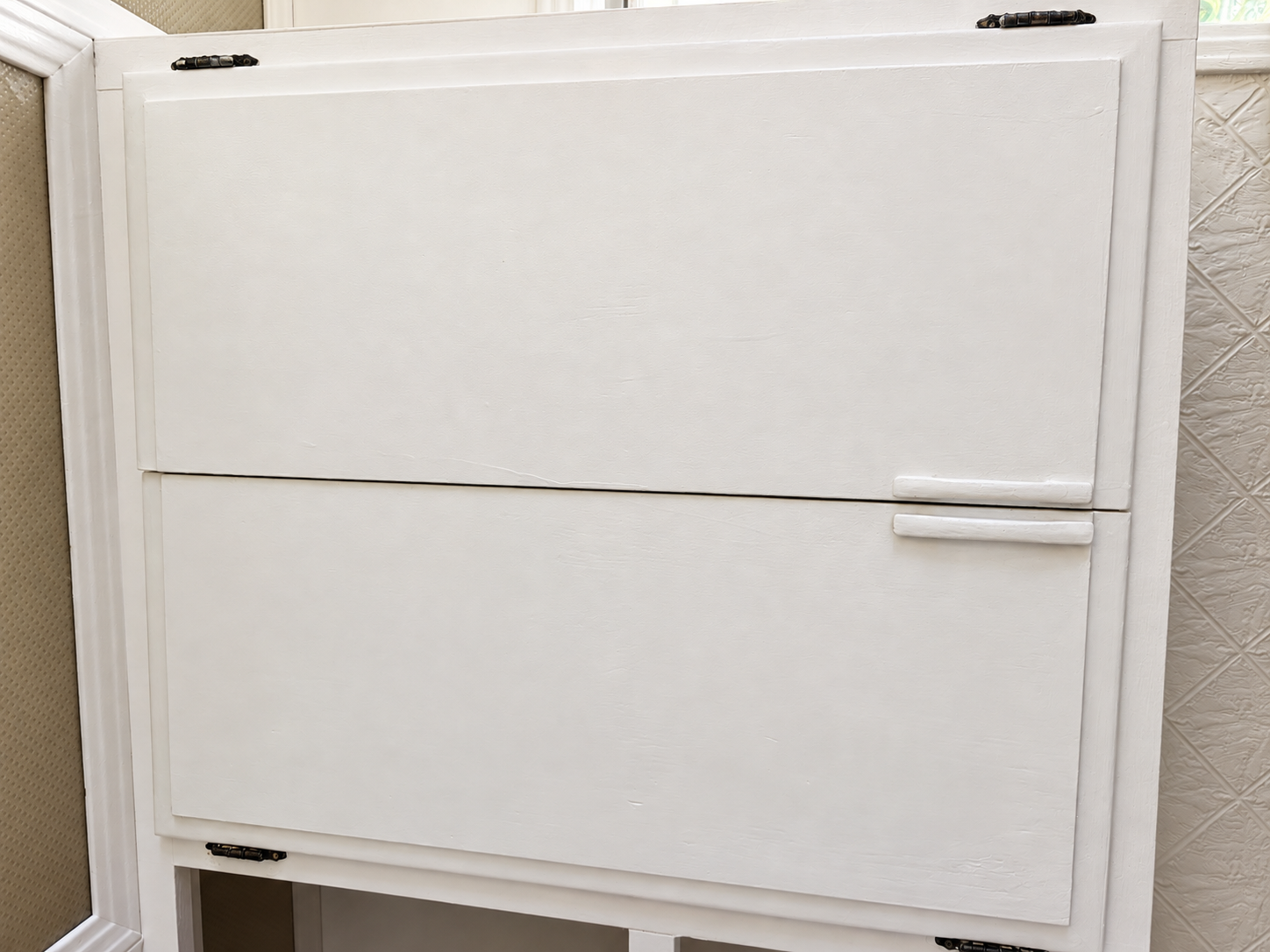 Wide cabinet doors after cleaning